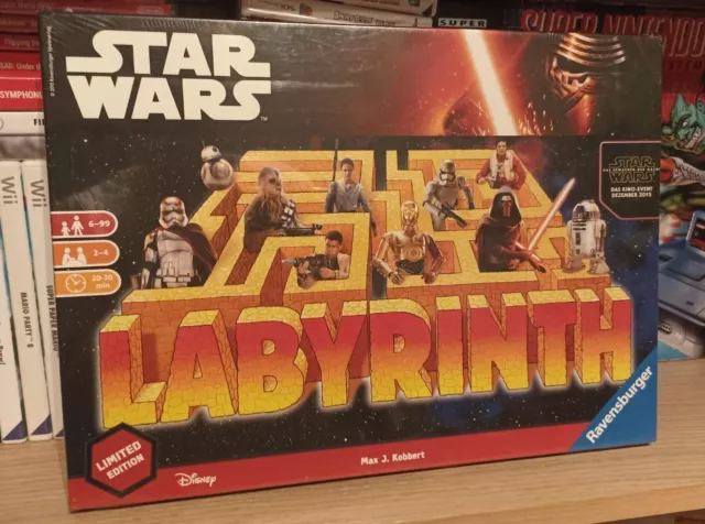Star Wars Labyrinth Limited Edition Ravensburger Neu in Folie Disney 2015 Sealed