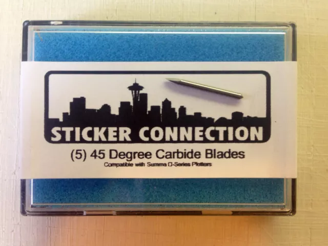 (5) 45 Degree Plotter Blades - Compatible with Summa D-Series - Ships from USA