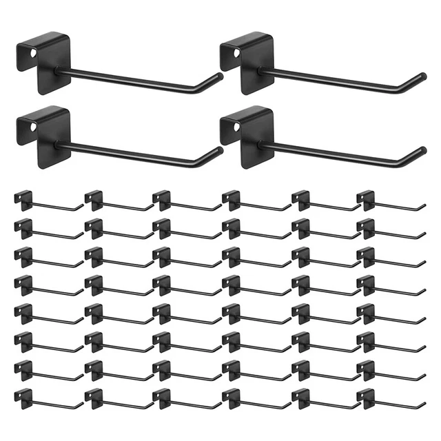 48 Pieces Gridwall Hooks Coat Hook Peg Hooks T8U1