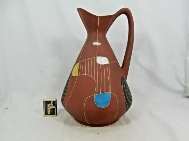 Beautiful 50´s Bodo Mans design BAY Keramik pottery vase " Brasil" 244 - 30