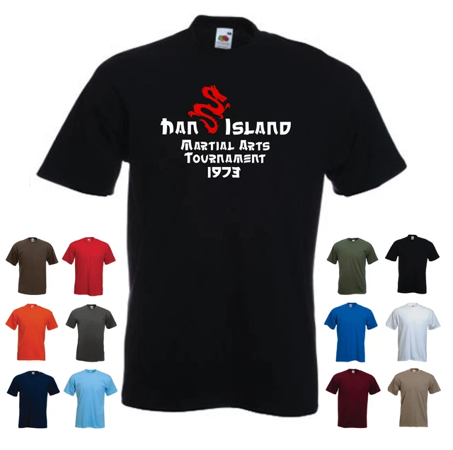 'Han Island, Martial Arts Tournament 1973' Bruce Lee Enter The Dragon T-shirt
