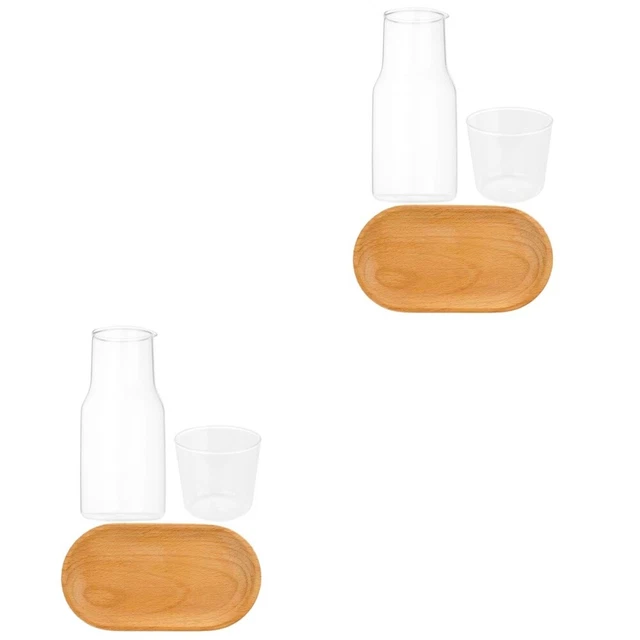 2 set di pratico duraturo comoda caraffa per l'acqua per uso quotidiano