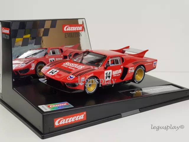 Slot car carrera 27672 Evolution de Tomaso Pantera GR.5 Et #14