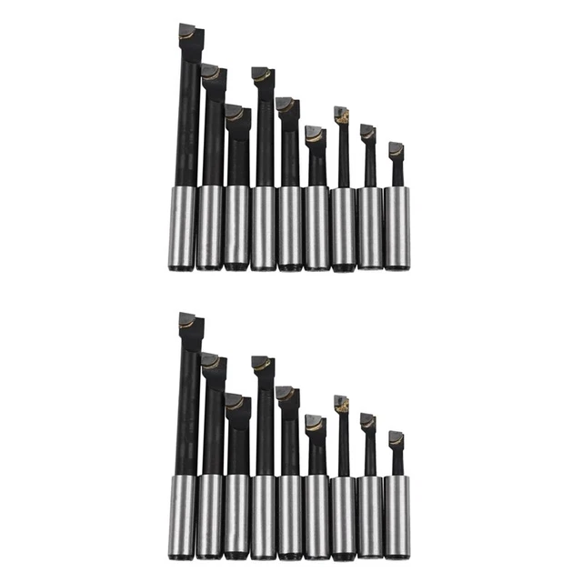 18 pezzi stelo permanente in lega dura set barre di perforazione metallo duro T8R6