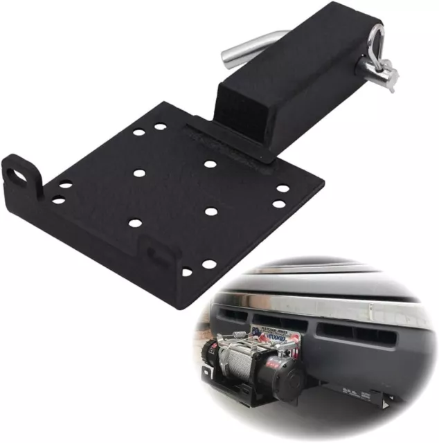 2" Receiver Universal Trailer Hitch Winch Mount Plate for ATV UTV