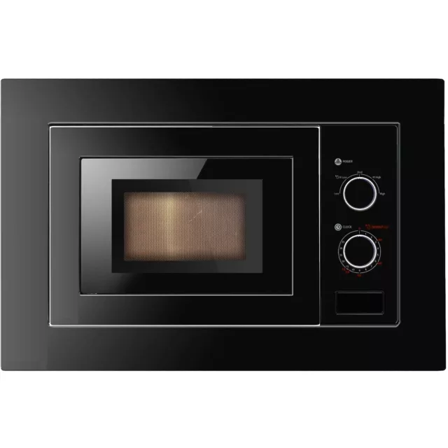 Cookology IM17LBK Black Built-in Microwave & Integrated Frame Trim Kit