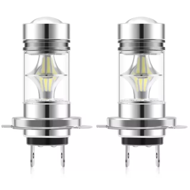 2X(1 par de Bombilla LED H7 de Alto Voltaje Luz de niebla del coche 100W 209142