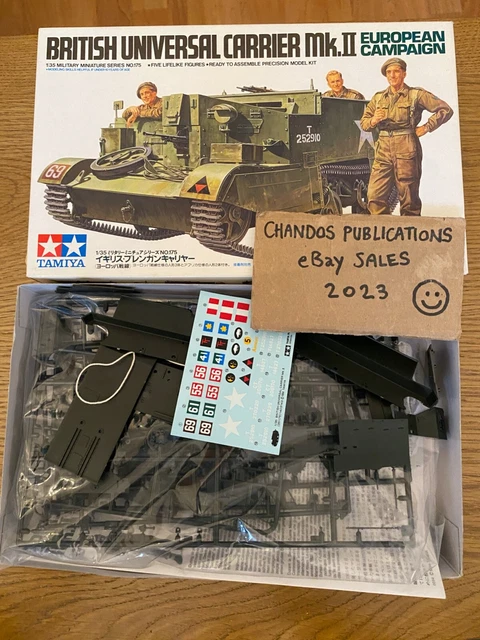 Tamiya British Universal Carrier Mk.II 1/35 - Maquette Char Blindé TA35175 - Neuf Maquette Blindé Tamiya Tamiya British Universal Carrier Mk.II 1/35 - Maquette Char Blindé TA35175 - Neuf Maquette Blindé Tamiya