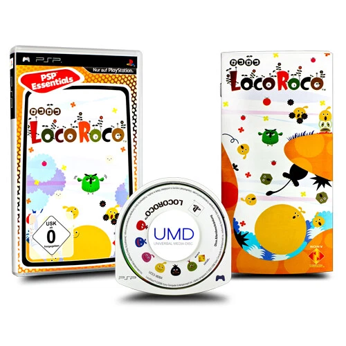 Jeu PSP LocoRoco - Version Platinum, Sans Notice, En Bon état Général