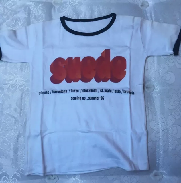 Suede 1996 Original European Tour T-Shirt.Official Merchandise. New and Unworn.