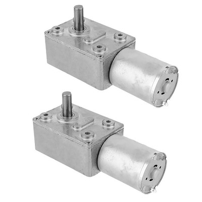 motoriduttore a Vite Senza fine Reversibile autobloccante con Cambio in Metallo Motore di riduzione della velocità di Coppia Elevata Yosoo Health Gear Motoriduttore DC 12V 100RPM 