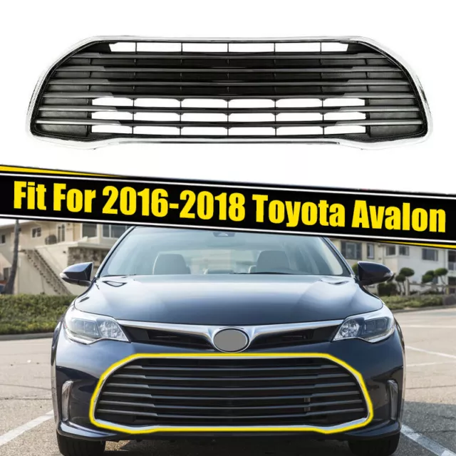 Fit 2016 2017 2018 Toyota Avalon XLE Chrome Front Bumper Lower Mesh Grille Grill