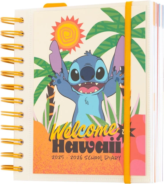 Disney: Agenda Académica Stitch 2025/2026 Semana Vista (11 Meses) - Reserva - España