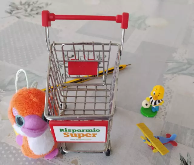 Gadget Sorpresine Mc Donald's E Non Carrello Spesa Supermarket - Lotto 4 Pezzi