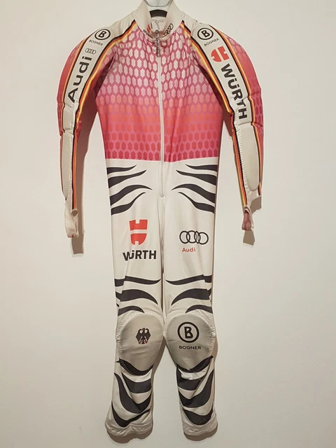 Bogner DSV Rennanzug Riesenslalom gepolstert Gr. L Skirennanzug Pink M. Wallner