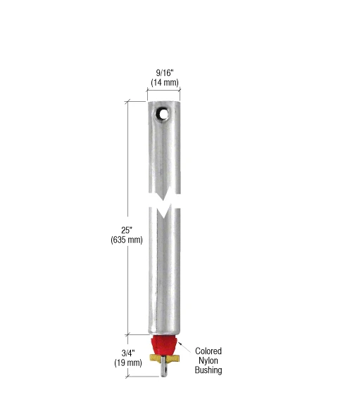 18-Pack FJ2520 25" Tubular Spiral Non-Tilt Window Balance 9/16" Red Bushing