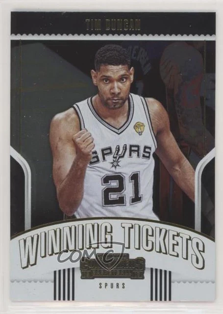 2018-19 Panini Contenders Winning Tickets Tim Duncan #22 HOF