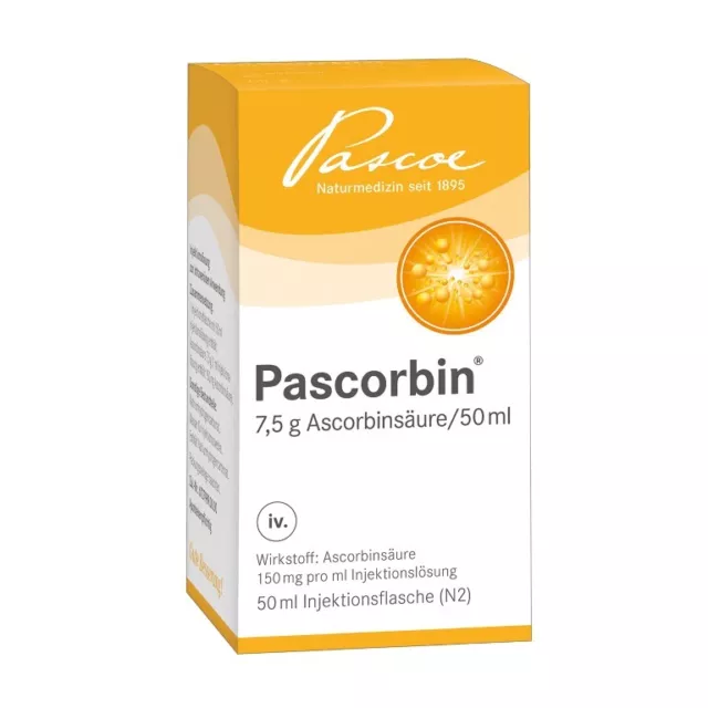 Pascoe Pascorbin Injektionslösung bei Vitamin-C-Mangel, 50 ml Lösung 581310