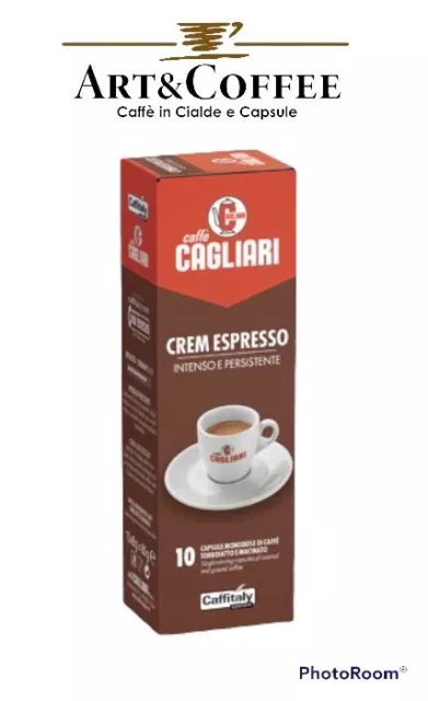 Crem Espresso pieno e intenso Cagliari, capsule caffè Caffitaly, vendita  online capsule caffè