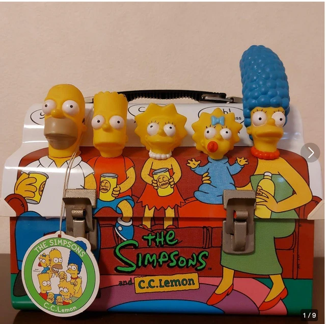 THE SIMPSONS C.C.Lemon Lunch Box Novelty Limited Excellent cc RARE NOT USED JPN