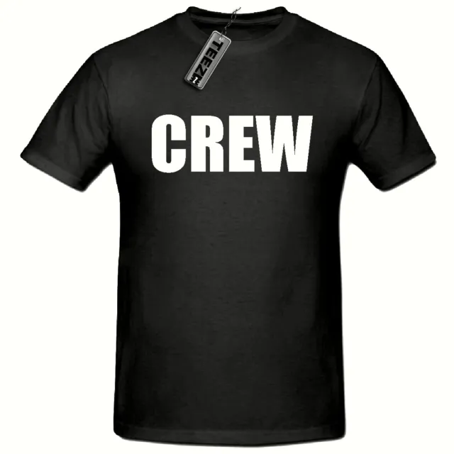 T-shirt Crew, t-shirt Crew stampata personalizzata, t-shirt Unisex, t-shirt eventi