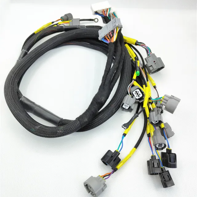 Wiring Harness Kit For Honda Civic Integra B16 B18 D16 OBD2 Tucked Budget Engine