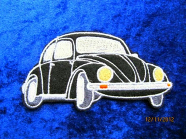 Volkswagen VW Maggiolino Toppa/Adesivo / Toppa Fronte Destro Nero Solo Oggi