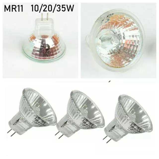 12V 10/20/35W 2Pcs Replace Spotlight Lamps Halogen Bulbs Downlight Spot MR11