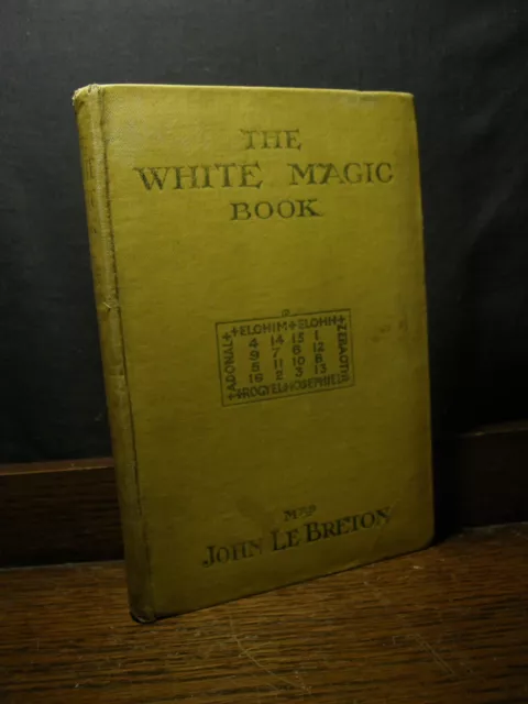 99p?!- The White Magic Book - Breton OCCULT DIVINATION ASTROLOGY WITCHCRAFT MYTH