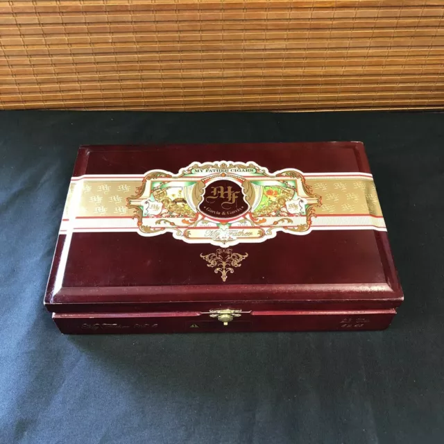 My Father Cigars No5 Toro Empty Wooden Cigar Box 11x7x2.5
