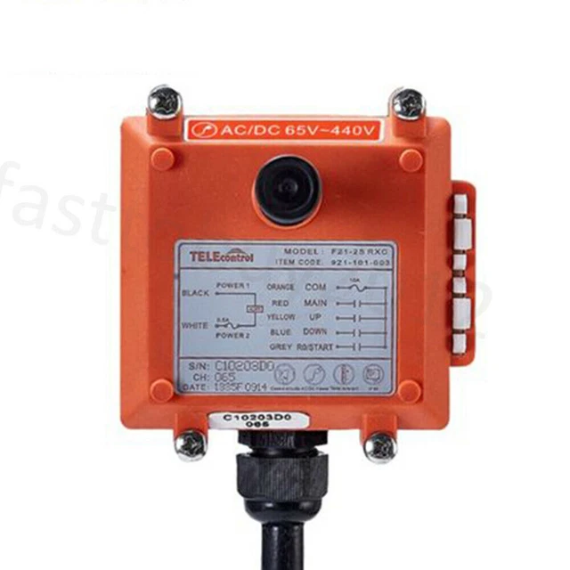 Télécommande Sans Fil Grue F24-6D - 6 Boutons, Double Vitesse - Portée 100m, IP65, 433 MHz - Pour Pont Roulant, Palan - 11