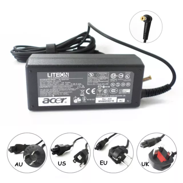 Original Power Supply Cord For Gateway MS2273 ms2274 MS2231 MS2285 NV53A24u NV58
