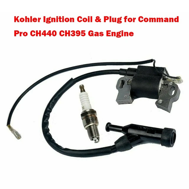 Kohler-Ignition Coil And Plug For-Command Pro CH440 CH395 Gas Engine Durable