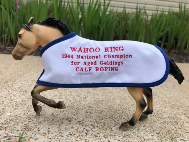 WAHOO KING blanket for Breyer Classic classics Freedom series horse horses