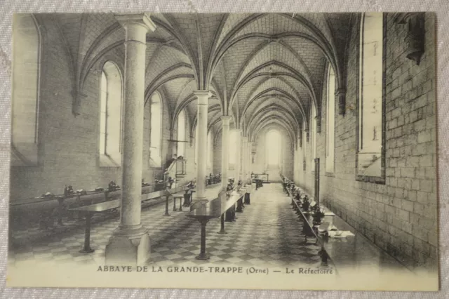 CPA " ABBAYE DE LA GRANDE TRAPPE - Le Réfectoire
