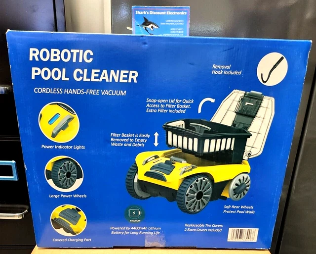 ROBOTIC POOL CLEANER ELF08 Pro, Cordless Rechargeable Residential Pool