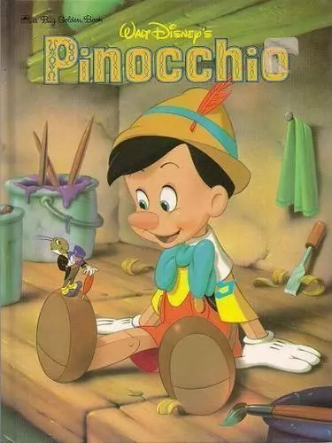 Walt Disneys Pinocchio (Big Golden Storybooks) - Hardcover - VERY GOOD