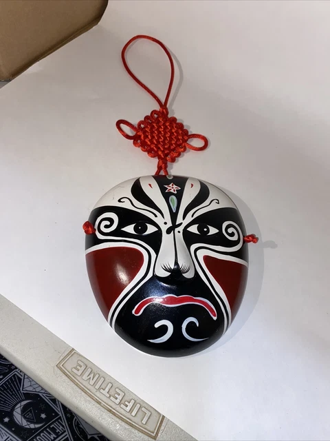 Masquerade Plaster Hand Painted Peking Beijing Opera Mask
