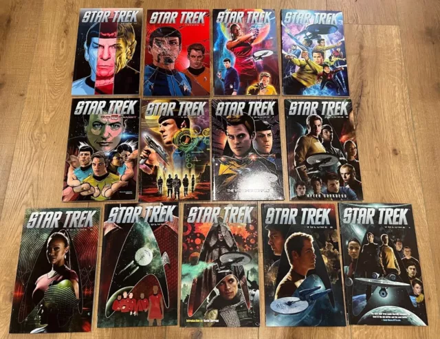 Star Trek TPB LOT SET, IDW, 1, 2, 3, 4, 5, 6, 7, 8, 9, 10, 11, 12, 13, 