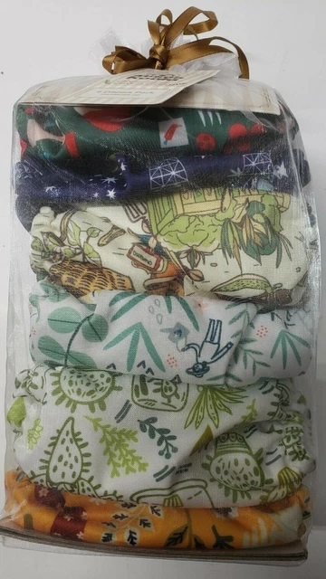 Mama Koala One Size Baby Washable Pocket Cloth Diapers 6 PACK