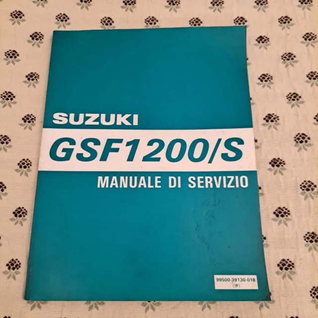 MANUALE DI SERVIZIO SUZUKI GSF 1200 LINGUA italiano