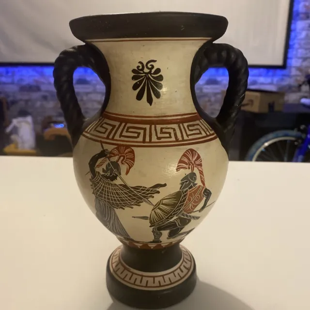 Greek Handmade Vase Made in Greece Vintage - Rustic