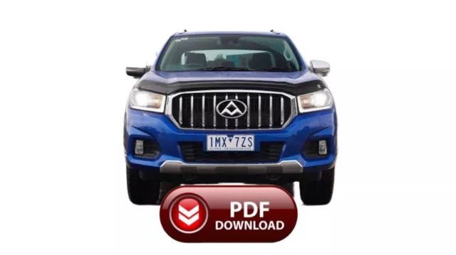 for LDV T60 / T70 2018 SERVICE REPAIR MANUAL