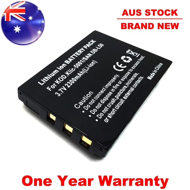 Kastar KLIC-5001 Battery Charger Kit For Kodak EasyShare Z760 Z7590 – 2400mAh Li-Ion
