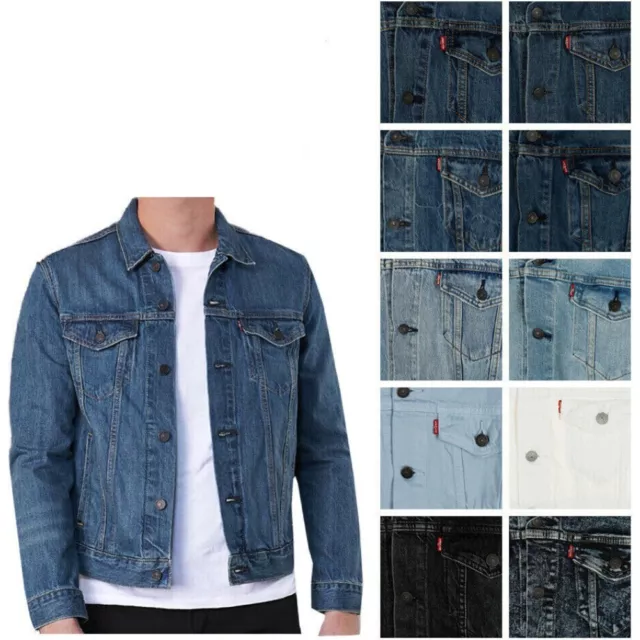 Levi's Men's Denim Cotton Button Front Denim Trucker Jacket