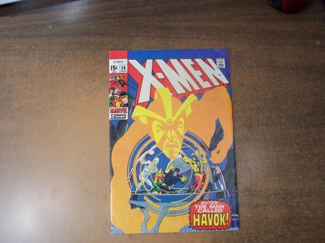The X-Men #58 1st series 1969 Havok