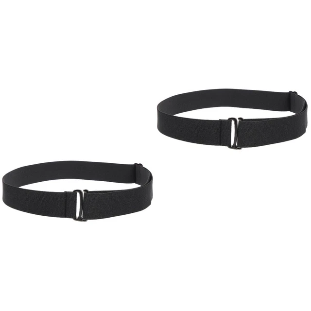 2 pz cintura invisibile elastica abiti cintura laterale uomo