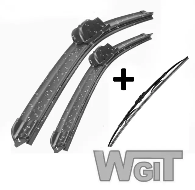 For Toyota Landcruiser Wiper Blades Aero SUV 1998-2002 For FRONT PAIR & REAR 3 x