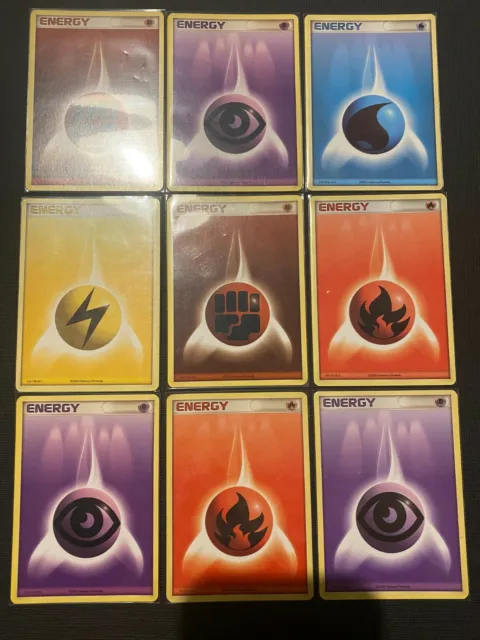 Pokemon Card Lot of 9 Energy Cards Block EX - VF - BE #2