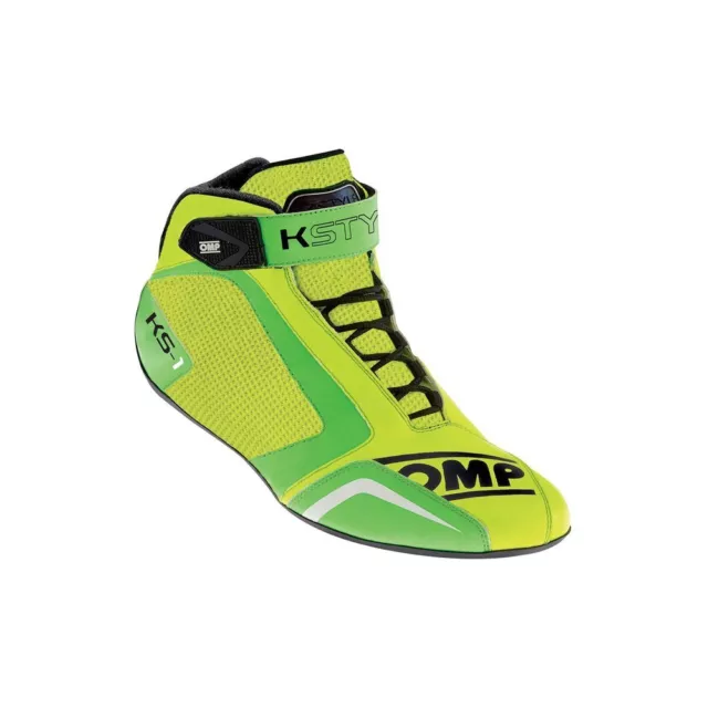 OMP Racing KS-1 Kart Karting Shoes Boots yellow - size 44